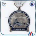 new arrival embossed car key medal with printing ribbon